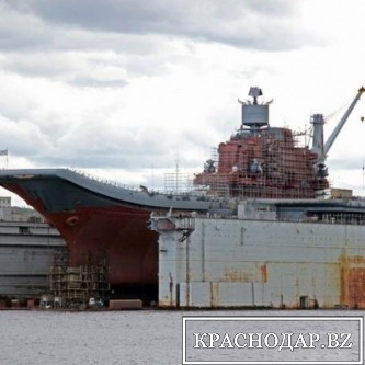 Инцидент с плавучим доком при выходе авианосца "Адмирал Кузнецов" после ремонта