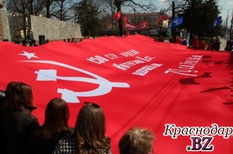 Знамя Победы уже на Кубани