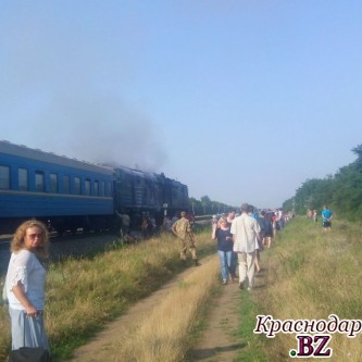 Произошло возгорание в украинском пассажирском поезде