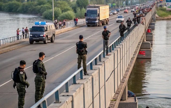 В Армавире усилят охрану моста через Кубань из-за прыжков подростков в воду В Армавире усилят охрану моста через Кубань из-за прыжков подростков в воду