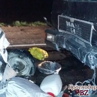 В Успенском районе в ДТП с грузовиком пострадала семья с двумя детьми
