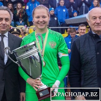 Футболистки молодежной сборной РФ победили на соревнование