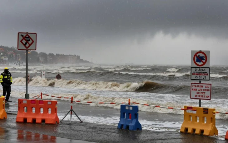 Купание ограничено: пляжи Сочи закрыты после мощных дождей Купание ограничено: пляжи Сочи закрыты после мощных дождей