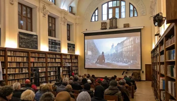 В Динской библиотеке проходят бесплатные показы патриотических фильмов о подвиге Ленинграда В Динской библиотеке проходят бесплатные показы патриотических фильмов о подвиге Ленинграда