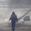 Пожар площадью 200 м2 на нефтебазе в Новороссийске