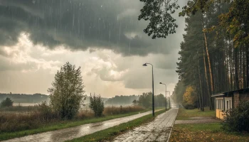 Пасмурная и дождливая погода сохраняется в районе Джубги Пасмурная и дождливая погода сохраняется в районе Джубги