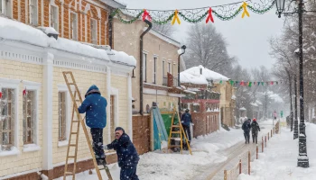В Ахтырском активно ведется благоустройство и подготовка к 80-летию Победы В Ахтырском активно ведется благоустройство и подготовка к 80-летию Победы