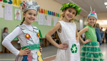 Экомода в Мостовском районе: дети создали наряды из вторсырья Экомода в Мостовском районе: дети создали наряды из вторсырья