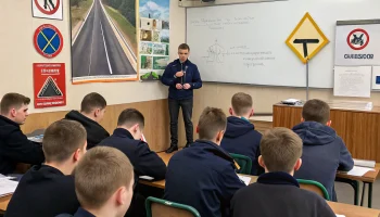 В Успенском техникуме студентам напомнили о цене нарушений ПДД В Успенском техникуме студентам напомнили о цене нарушений ПДД