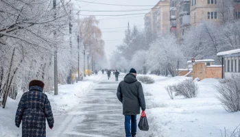 Жители Новокубанска сообщают о гололёде и просят построить безопасную пешеходную дорожку Жители Новокубанска сообщают о гололёде и просят построить безопасную пешеходную дорожку