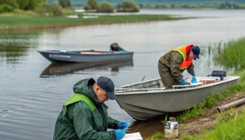 Усиленный контроль водоёмов перед нерестом в районе Медведовской Усиленный контроль водоёмов перед нерестом в районе Медведовской