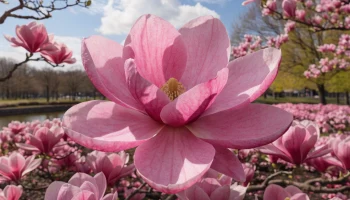 Магнолия расцвела в Геленджике и наполнила город ароматом весны Магнолия расцвела в Геленджике и наполнила город ароматом весны