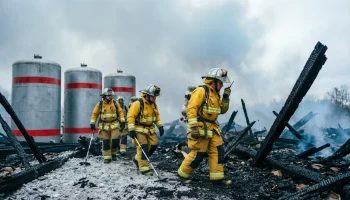 Пожар на нефтебазе в Лабинске после атаки БПЛА успешно локализован Пожар на нефтебазе в Лабинске после атаки БПЛА успешно локализован